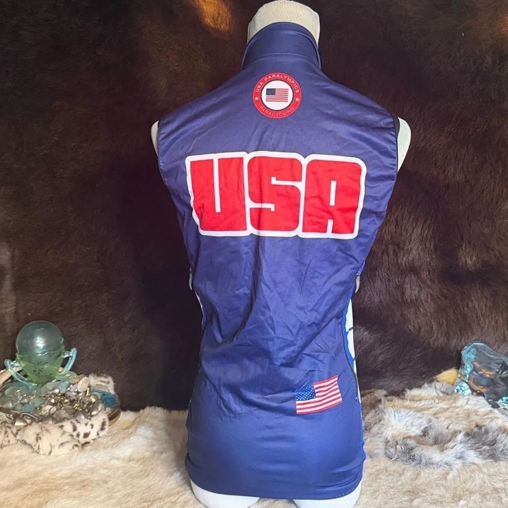 USA Sleeveless Cycling Vest XXS (6021) - Picture 4 of 5